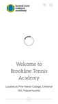 Mobile Screenshot of brooklinetennis.com